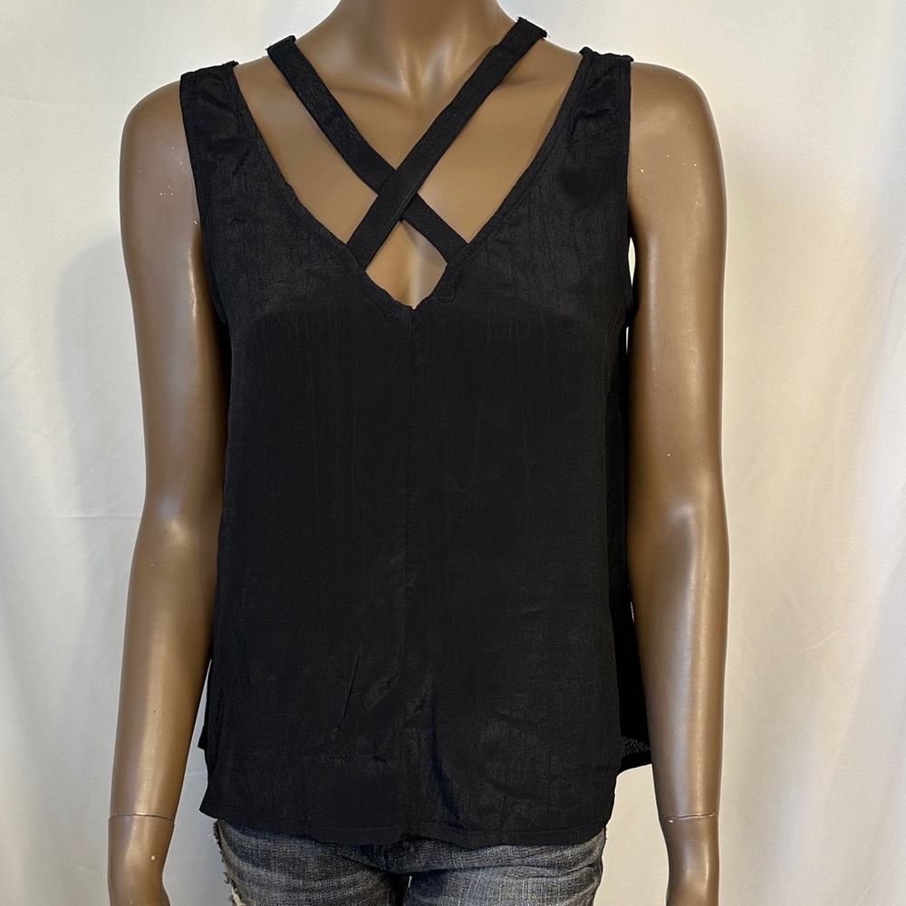RVCA Black Women's Cross-Strap Top